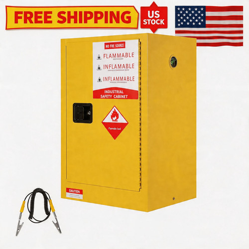 Flammable storage cabinet for - storage,