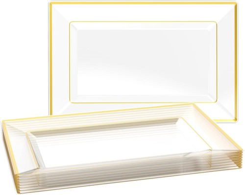 Pcs plastic serving trays - plastic,