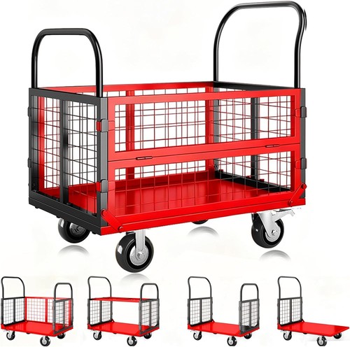 Foldable platform truck - 6-in-1,