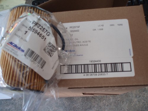 New engine oil filter - filter, ac