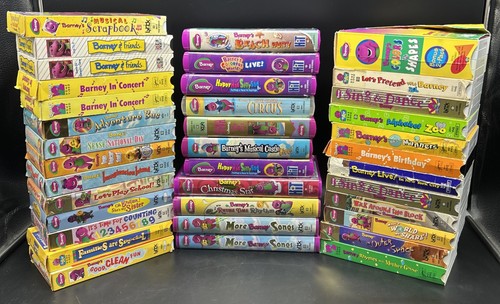 Barney vhs tape lot 38 - barney,