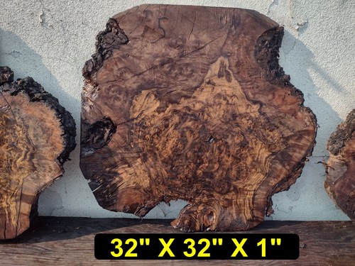 Live edge walnut burl - live,