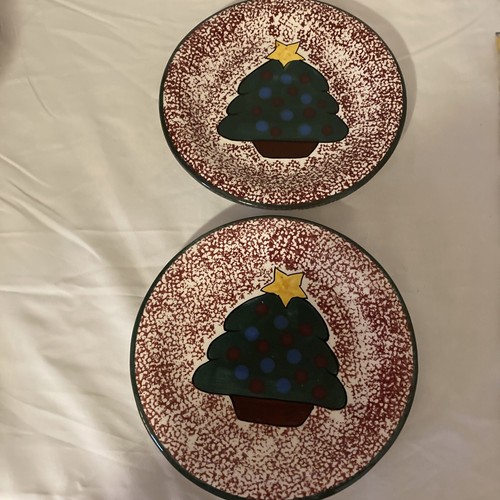 Christmas tree dishes set - dishes, 8"