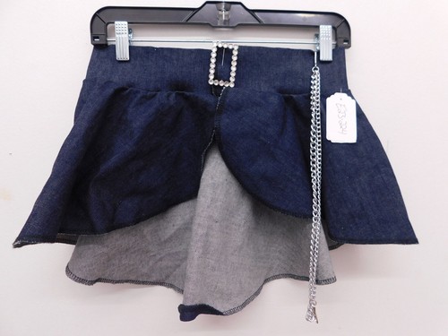 Dance skirt medium adult denim - medium,