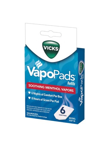 Pack vicks vapopads count - pack, 6