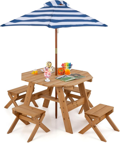 Kids picnic table set with - kids,