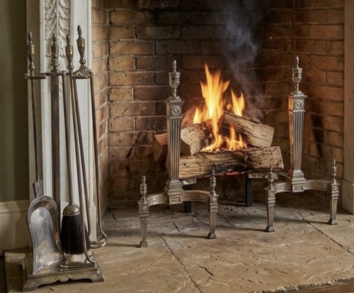 Antique piece fireplace - antique, set