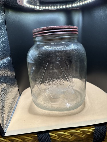 Vintage gallon glass - glass, hazel