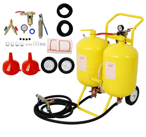 Dual abrasive soda blaster 100 - blaster,