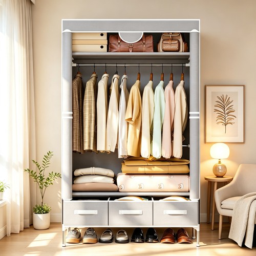 Portable closet wardrobe - portable,