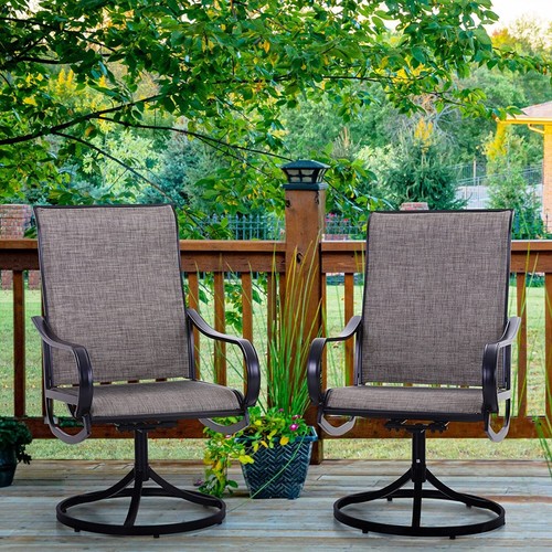 Outdoor swivel patio chairs - outdoor,