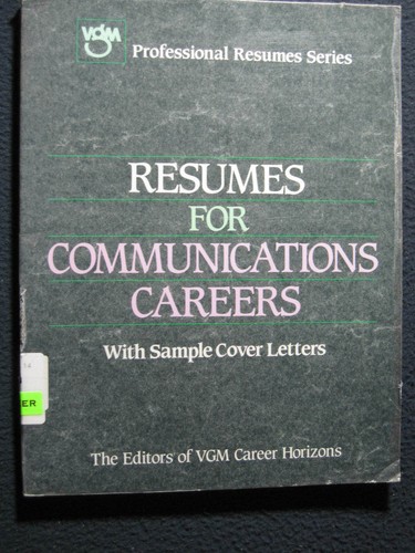 Resumes for communications - resumes,