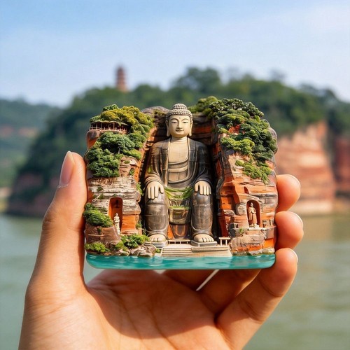 Leshan giant buddha resin - leshan,