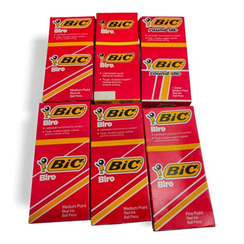 Bic biro round stic ballpoint - bic,