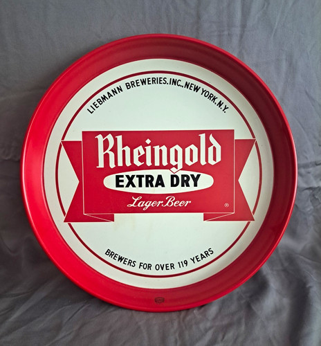 Rheingold extra dry lager beer - rheingold,