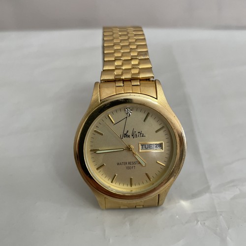 John weitz gold tone womens - john,