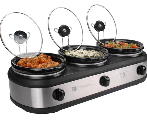 Tru triple buffet server three - buffet,