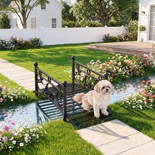Garden metal bridge - metal,