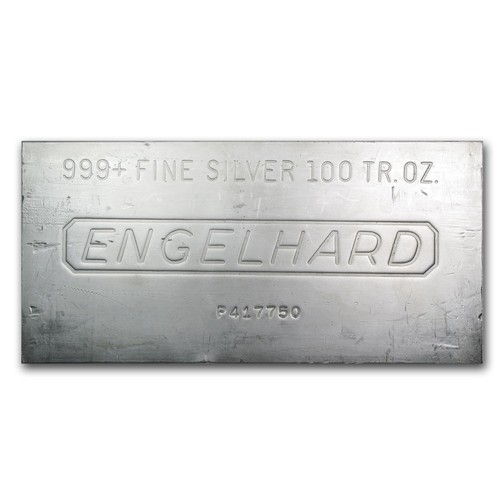 100 silver bar engelhard - 100,