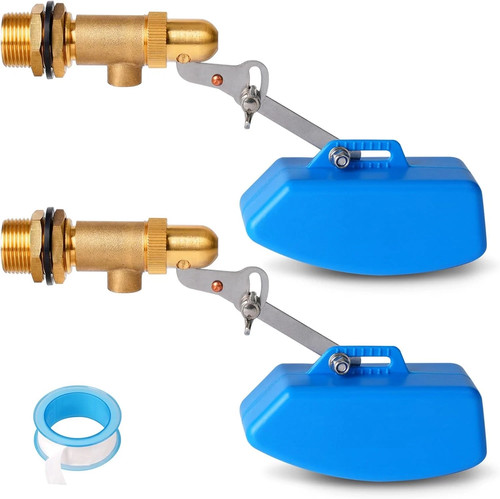 Pack brass float valve 4 - brass,