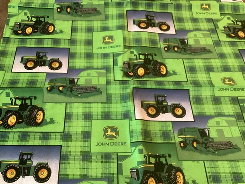 John deere plaid green 100 - deere,