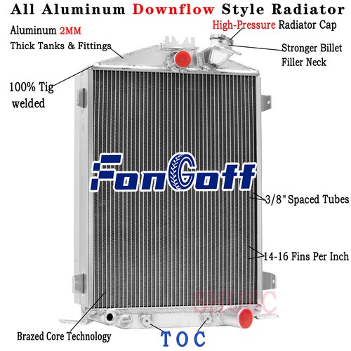 3row aluminum radiator for - aluminum,