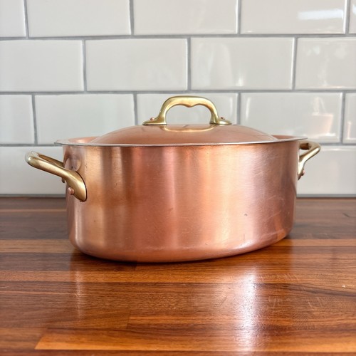French france copper oval - french,