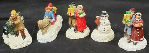 Glittery christmas village - christmas,