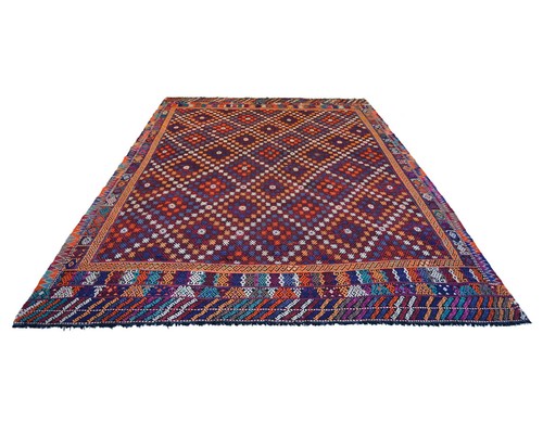 Vintage turkish rug handwoven - vintage,