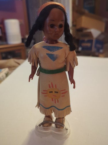 Vintage native american doll - native,
