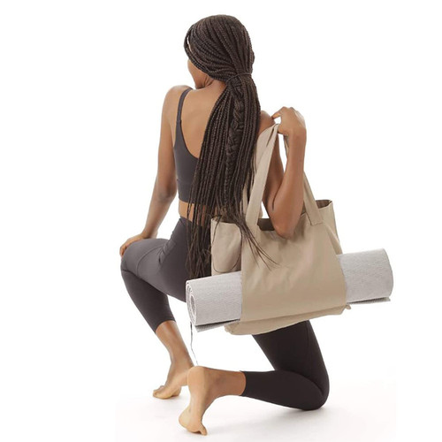 Large canvas yoga mat - large, bag