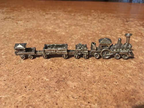 Miniature pewter train - train, 4