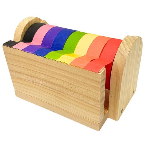 New wooden kids - new, tape