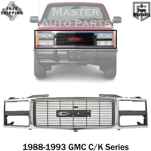 New front grille assembly - new,