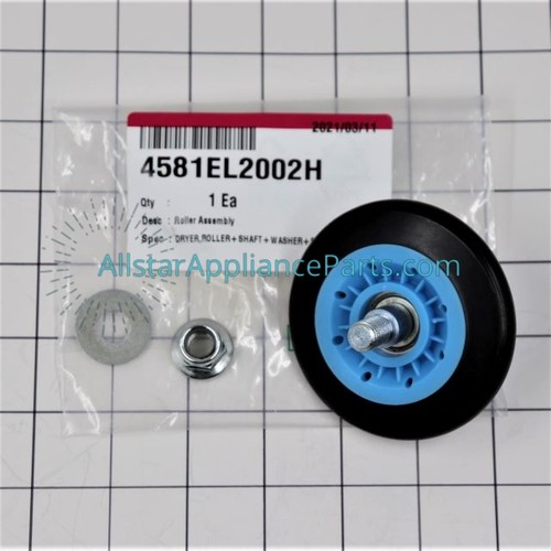 Dryer drum support roller - lg,