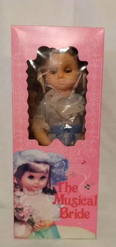 Vintage musical bride doll - bride,