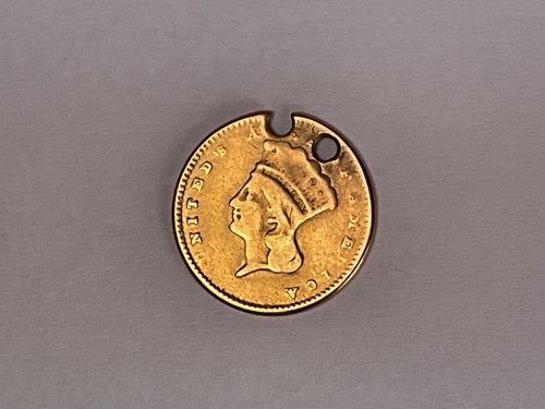 1856 dollar gold indian - 1856, $1