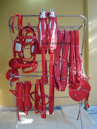 Nylon red driving harness - nylon,