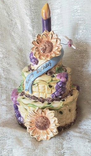 Blue sky ceramic birthday - blue,
