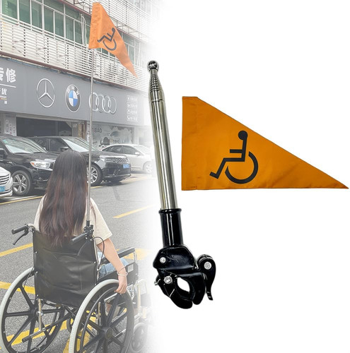 Handicap flag for wheelchair - flag, &