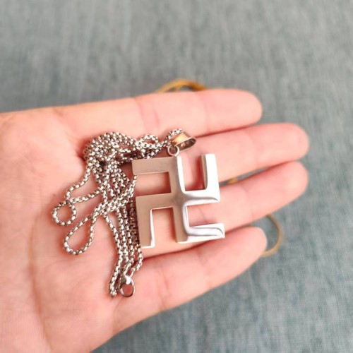 Buddhist swastika titanium - swastika,