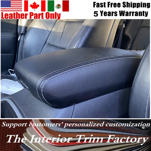 Leather center console lid - console,