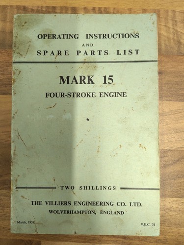 Villiers mark operating - villiers,