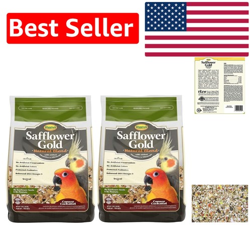 Safflower gold natural - safflower, bird