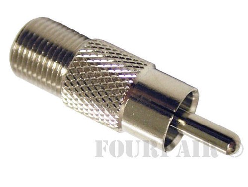 Rca male plug female coax - rca,