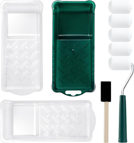 Foam paint roller kit - roller, 10