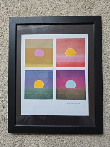 Andy warhol sunsets - ", 4