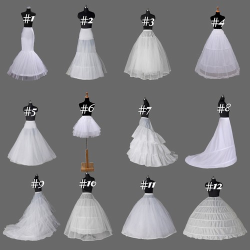 Stock wedding petticoat - us,