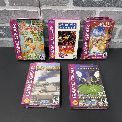 Sega game gear new sealed - sega, lot