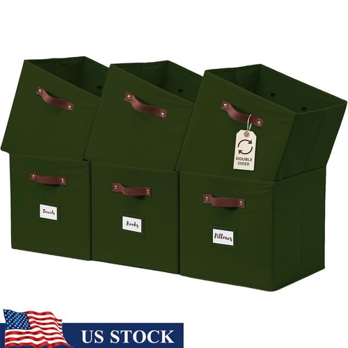 Durable fabric storage bins - fabric,